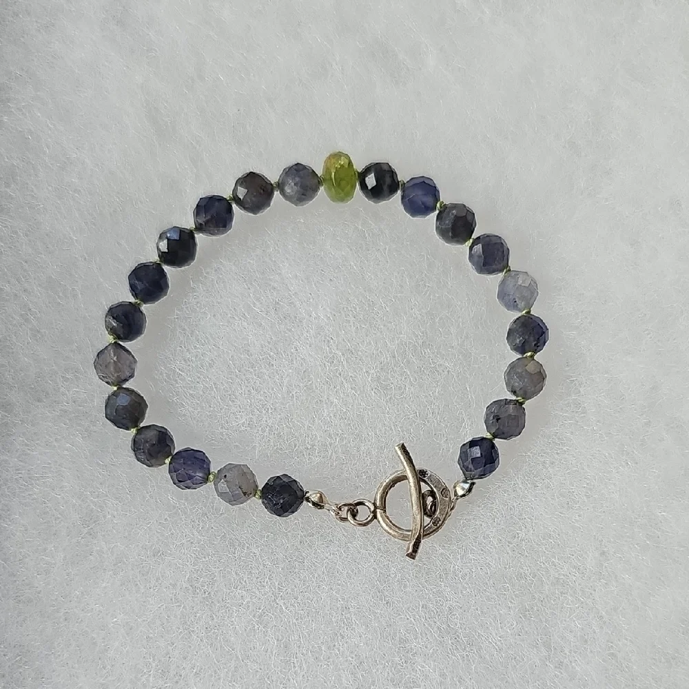 Gorgeous Blue and Green Beaded Bracelet from Unique Boutique in Manitou Springs,